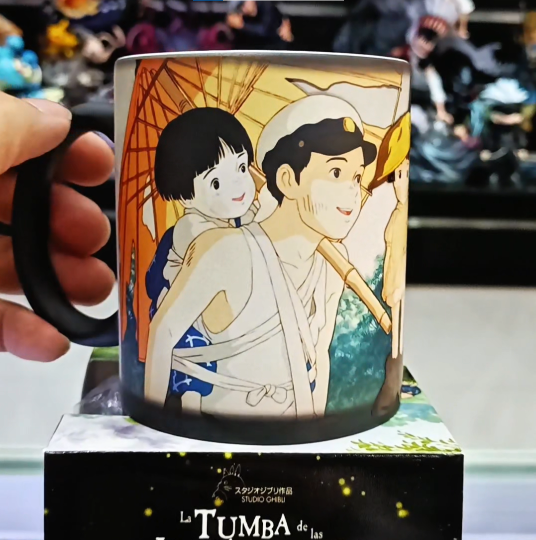 Grave of the Fireflies Setsuko Heat-sensitive color-changing mug （Buy 3 get 1 free mug❗）